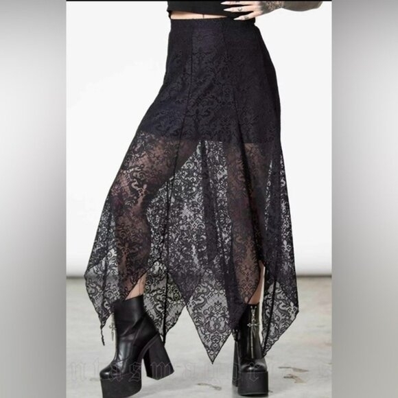 Killstar Dresses & Skirts - Killstar Somina Lace Maxi Skirt